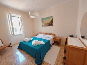 A bed or beds in a room at Il veliero