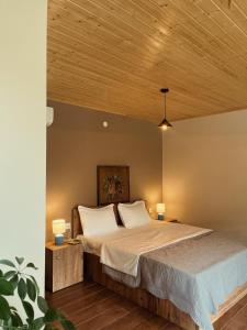 Letto o letti in una camera di Mountain View