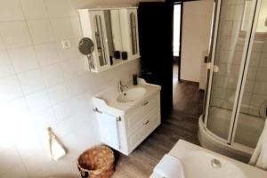 Koupelna v ubytování Ferienwohnung zur dicken Berta