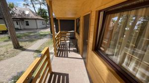 Balkon oz. terasa v nastanitvi Ośrodek Polaris