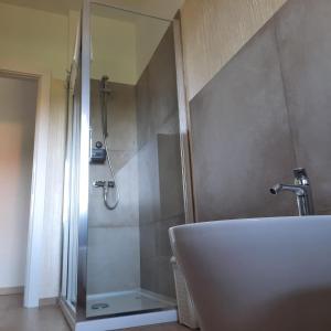 Koupelna v ubytování Sprio House