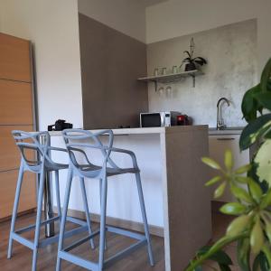 Kuchyň nebo kuchyňský kout v ubytování Sprio House