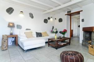 Posezení v ubytování eco suite la Vegueta