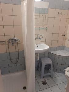 Kúpeľňa v ubytovaní Skevoulis Studios