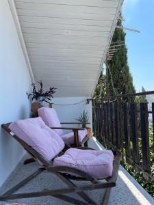 Balkón alebo terasa v ubytovaní Apartment Danka