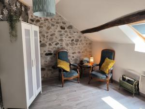 Posezení v ubytování Chambres d'Hôtes Montjouan