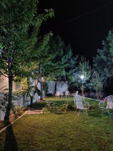 Κήπος έξω από το Taaj Residence Skardu
