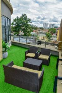 Χώρος καθιστικού στο Zuri Residence