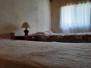 Postel nebo postele na pokoji v ubytování Casaquinta en la Laguna de Lobos