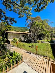 Taman di luar Estalagem Cachoeira do Pimenta