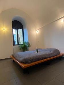 Tempat tidur dalam kamar di Luxury Loft Metz