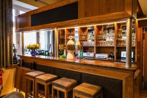 Lounge nebo bar v ubytování Pension "Am Nico"