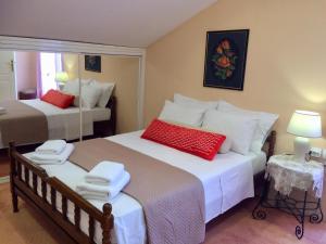 Un pat sau paturi într-o cameră la Villa VS