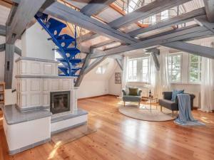 Posezení v ubytování Maisonette-Appartment in historischem Ambiente