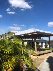 a building with a roof on top of it at The Ideal Bed & Breakfast in Nadi