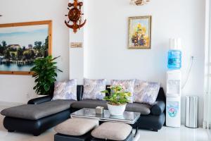 Posezení v ubytování Tuấn An Hotel