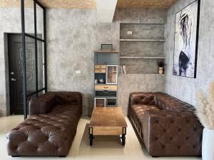 Posezení v ubytování Shigang Homestay市港行旅