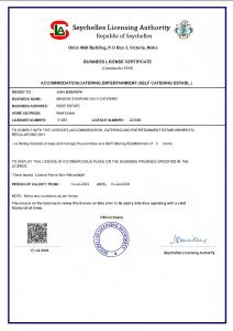 Certifikát, ocenenie alebo iný dokument vystavený v ubytovaní Maison D'Aaryan