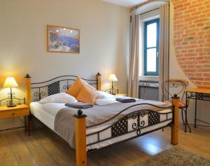 Posteľ alebo postele v izbe v ubytovaní Hotel Via Ironia