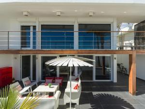 Balkón nebo terasa v ubytování Oasis Villas Maspalomas