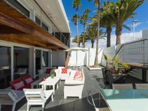Balkón nebo terasa v ubytování Oasis Villas Maspalomas