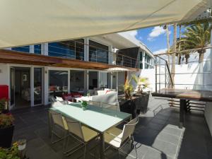 Balkón nebo terasa v ubytování Oasis Villas Maspalomas