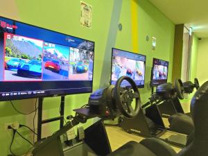 Fitness centrum a/nebo fitness zařízení v ubytování Walden Hotel