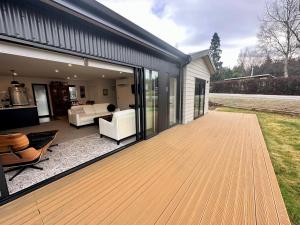 Posezení v ubytování Naseby Modern Home