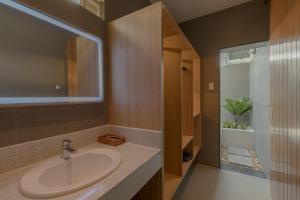 Koupelna v ubytování Tây Tiến Bungalow