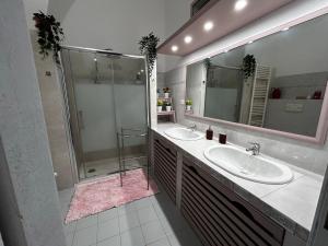Koupelna v ubytování Da Concy + 24 fotografií