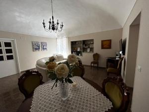 Predel za sedenje v nastanitvi Da Concy