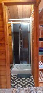 Koupelna v ubytování Chambre La Caunette