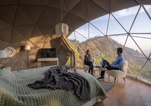 山景或在度假屋看到的山景