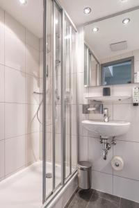 Koupelna v ubytování flexymotel Schönenwerd