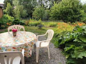 Zahrada ubytování Le refuge