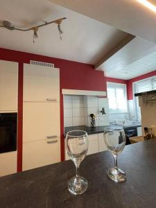 Η κουζίνα ή μικρή κουζίνα στο Appartement aux portes de Genève