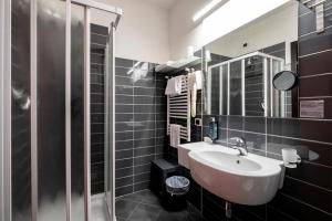 Koupelna v ubytování Hotel Cristallo