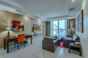 Icon Delux Hotel Apartments Al Barsha - Formerly Abidos的休息区