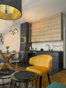 Kuchyň nebo kuchyňský kout v ubytování Fox Hill Apartman Zlatibor