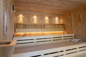 Postel nebo postele na pokoji v ubytování Hotel Rebenhof