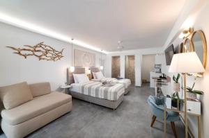 Postel nebo postele na pokoji v ubytování Serenita apartment 1