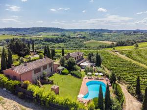 una tenuta nella valle della Napa con piscina di Holiday Home Casa Mori by Interhome a Vico dʼElsa