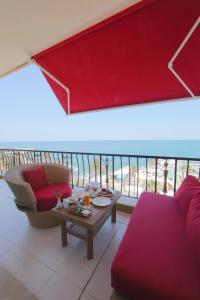 Posezení v ubytování Riviera Hotel and Beach Lounge, Beirut
