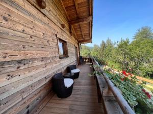 Balkón nebo terasa v ubytování Holiday Home Hettegg Lehen by Interhome