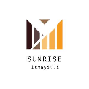 ein Logo für die Sonnenaufgangsklinik in der Unterkunft SUNRISE Guest House in İsmayıllı