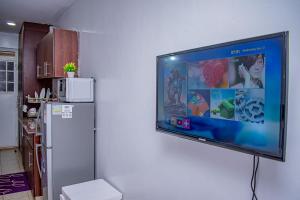 Kuchyň nebo kuchyňský kout v ubytování Belaire BnB Ruaka 3