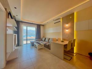 Ruang duduk di Hotel Butua Residence