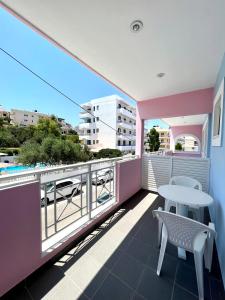 Balkón nebo terasa v ubytování Atrium Apartment #1