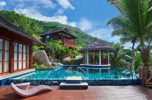 Bazén v ubytování Hilton Seychelles Labriz Resort & Spa nebo v jeho okolí
