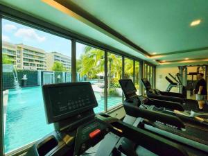 Fitness centrum a/nebo fitness zařízení v ubytování Arcadia Center Suites- Privacy Ultimate Luxury Living